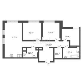 Квартира 67,8 м², 3-комнатная - изображение 1