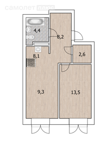 39,2 м², 2-комнатная квартира 7 800 000 ₽ - изображение 89