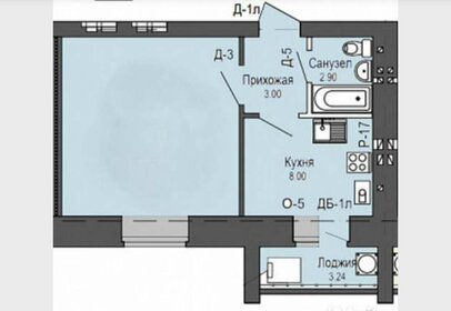 Квартира 33,6 м², 1-комнатная - изображение 1
