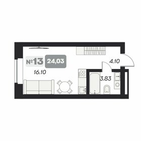 33 м², 1-комнатная квартира 6 700 000 ₽ - изображение 61