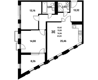 85,9 м², 3-комнатная квартира 13 008 048 ₽ - изображение 71