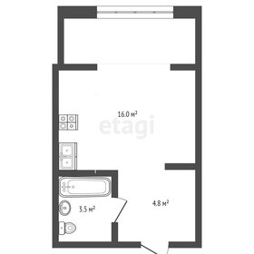 Квартира 24,5 м², студия - изображение 2