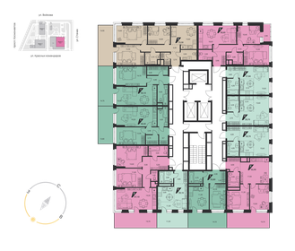 107,8 м², 3-комнатная квартира 18 300 000 ₽ - изображение 35