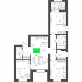 89 м², 3-комнатная квартира 13 000 000 ₽ - изображение 62