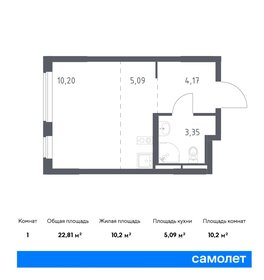 Квартира 22,8 м², студия - изображение 1