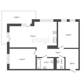 Квартира 86,3 м², 2-комнатная - изображение 2