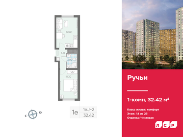 Квартира 32,4 м², 1-комнатная - изображение 1