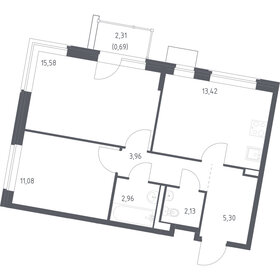 Квартира 40 м², 1-комнатная - изображение 1