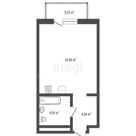 Квартира 33 м², студия - изображение 1