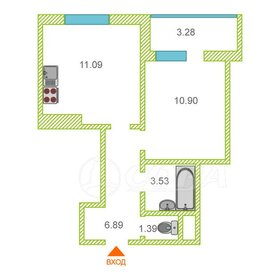 Квартира 33,8 м², 1-комнатная - изображение 5