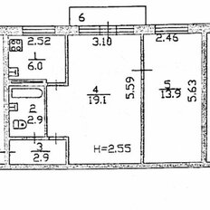 Квартира 45,7 м², 2-комнатная - изображение 5