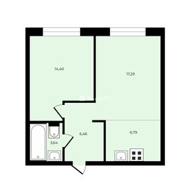 Квартира 48,9 м², 2-комнатная - изображение 1