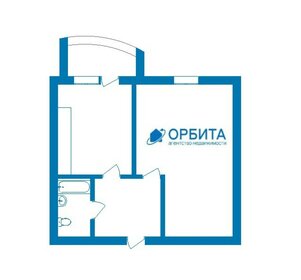 Квартира 38,1 м², 1-комнатная - изображение 1