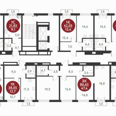 Квартира 21,9 м², студия - изображение 3
