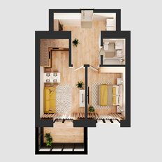Квартира 52,1 м², 1-комнатная - изображение 4