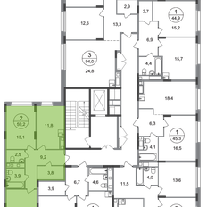 Квартира 59,2 м², 2-комнатная - изображение 2