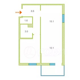 Квартира 47 м², студия - изображение 1