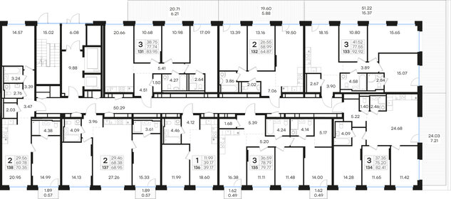 Квартира 79,8 м², 3-комнатная - изображение 2