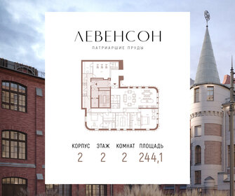 Квартира 244,1 м², 2-комнатная - изображение 1