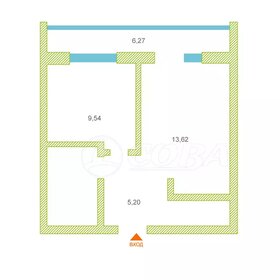 Квартира 32,2 м², 1-комнатная - изображение 1