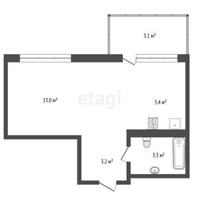 Квартира 24,9 м², студия - изображение 1