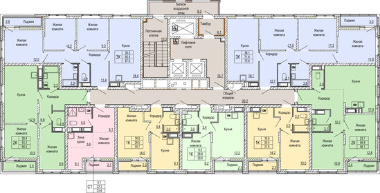 Квартира 23,4 м², студия - изображение 2