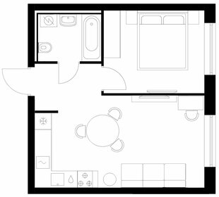 Квартира 35,7 м², 1-комнатная - изображение 1