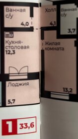 Квартира 36,5 м², 1-комнатная - изображение 1