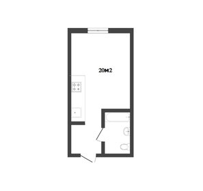 Квартира 20,1 м², 1-комнатная - изображение 5