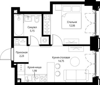 Квартира 36,2 м², 1-комнатная - изображение 2
