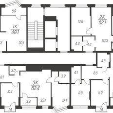Квартира 62,1 м², 2-комнатная - изображение 3