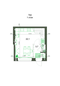 Квартира 76,6 м², 3-комнатная - изображение 1
