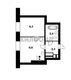 Квартира 28,8 м², 1-комнатная - изображение 1