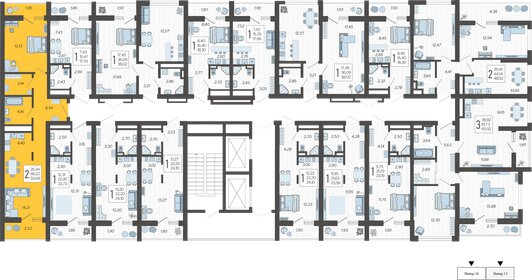 67,4 м², 2-комнатная квартира 18 900 000 ₽ - изображение 80