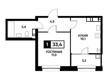 19 м², 1-комнатная квартира 2 250 000 ₽ - изображение 117
