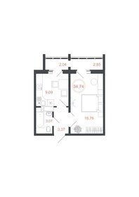 35,6 м², 1-комнатная квартира 2 100 000 ₽ - изображение 75