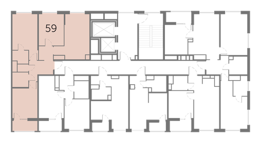 70,7 м², 3-комнатная квартира 8 371 700 ₽ - изображение 15