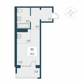 30 м², 1-комнатная квартира 3 200 000 ₽ - изображение 81