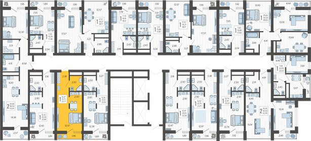 29,2 м², квартира-студия 11 500 000 ₽ - изображение 169