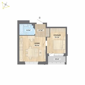 40,2 м², квартира-студия 6 600 000 ₽ - изображение 29