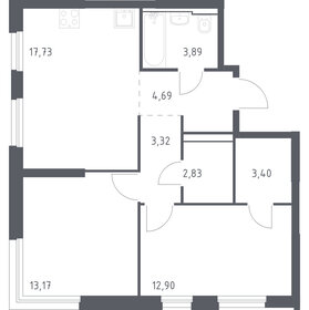 70 м², 2-комнатная квартира 19 950 000 ₽ - изображение 87