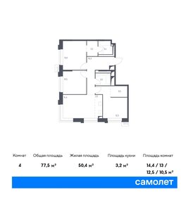 71,3 м², 4-комнатные апартаменты 23 500 000 ₽ - изображение 16