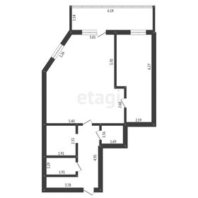 Квартира 56,4 м², 2-комнатная - изображение 1