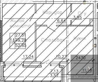 58,7 м², 2-комнатная квартира 7 295 617 ₽ - изображение 45