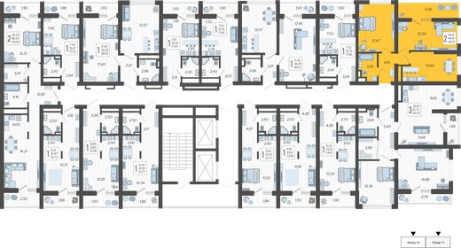 49 м², 2-комнатная квартира 18 000 000 ₽ - изображение 105