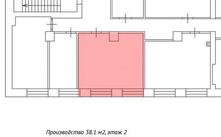 38,1 м², производственное помещение - изображение 5