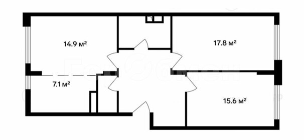 Квартира 76,6 м², 3-комнатная - изображение 1