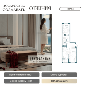 Квартира 60 м², 2-комнатная - изображение 1