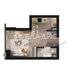 Квартира 26,9 м², студия - изображение 5