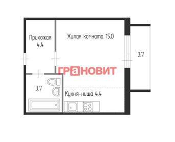 27,4 м², квартира-студия 2 700 000 ₽ - изображение 66